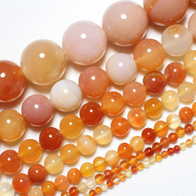 Natural Red Carnelian Round Agate 3-20mm Round beads 15inch ,For DIY Jewelry Making ! We provide mixed wholesale for all items ! 2024 - buy cheap