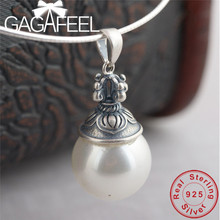 GAGAFEEL-collares de plata de ley 100% auténtica para mujer, colgantes, accesorios para collares, venta al por mayor 2024 - compra barato