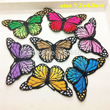 new arrival mixed 14pcs 7 colors butterflies Embroidered patches iron on cartoon Motif Applique embroidery accessory 2024 - buy cheap