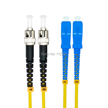 1Meters SC to ST Singlemode Duplex Optical Fiber Patch Cord Cable,SC/PC-ST/PC,3.0mm,9/125 SC-ST 1M 2024 - buy cheap