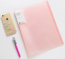 2019 Newest Plastic pp A4 insert transparent folder Data menu Music score folder 2024 - buy cheap