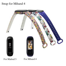 Bracelet for Xiaomi Mi Band 4 3 printed Strap watch Silicone wrist strap For xiaomi mi band 3 4 bracelet Miband 4 3 Strap 2024 - buy cheap