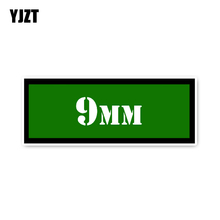 YJZT 13.5CM*5CM For Motorcycle Car-styling 9MM Ammo Decal PVC Car Sticker Graphical 5-0005 2024 - buy cheap