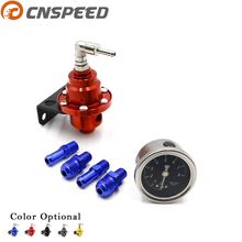 CNSPEED-Regulador de presión de combustible ajustable Universal, con indicador de presión de combustible sin logotipo YC100332 2024 - compra barato