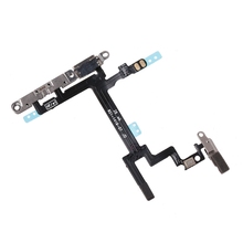 Free shipping OOTDTY Power Switch On Off Mute Volume Button Connector Ribbon Flex Cable For iPhone 5 2024 - buy cheap