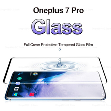 3D Curvo Vidro Temperado Em Para OnePlus 7 Pro Protetor de Tela de Vidro De Proteção Para Um Mais 7 Pro 7pro Completo cobertura verre trempe 2024 - compre barato