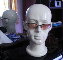 Бесплатная Доставка! Манекен из стекловолокна, мужская модель головы для парика, очков, шляпы, витрины 2024 - купить недорого