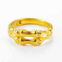 Женский золотой размер колец, Регулируемый Женский старинное кольцо на палец металлические украшения вечерние свадебные модные аксессуары 2024 - купить недорого