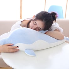 50cm Soft Dolphin Plush Toys Dolls Stuffed Down Cotton Animal Pillow Kawaii Office Nap Pillow Kids Toy Christmas Gift for Girls 2024 - buy cheap