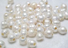 Natural wholesale new 30 pcs 10-11mm white Freshwater Cultured pearl beads 2024 - buy cheap