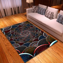 3D Geometric Carpet Bedroom Antiskid Floor Mats Rug Super Soft Flannel Decor Absorbent Carpets for Living Room Home Area Rugs 2024 - buy cheap