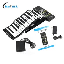 88 Key Electronic Piano Keyboard Silicon Flexible Roll Up Piano with Loud Speaker Wish US Plug 2024 - buy cheap