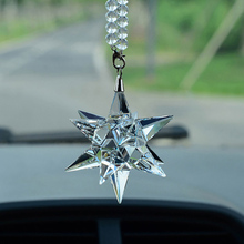 Crystal Meteor Car Pendants Luxury Auto Interior Decor Car Accessories For Girls Pendant In Car Mirror Hanging Ornaments Gifts 2024 - buy cheap