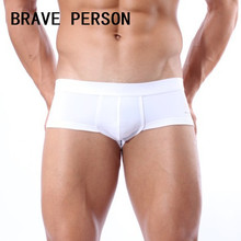 Bóxer blanco liso para hombre, ropa interior Sexy Gay, bañadores suaves, tallas S, M y L 2024 - compra barato