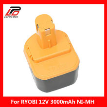 New 12V 3.0Ah Ni-MH Replacement Power Tool Battery for RYOBI 1400143/1400652/1400670 /4400005/B-8286/BPT1025/RY-1204 CTH1201 2024 - buy cheap