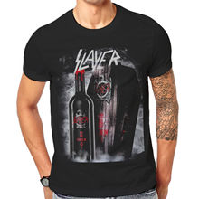 Slayer T Shirt Cool Black Graphic Print Old Vintage Heavy Rock Band Tees 1-A-196 O-Neck Hipster T shirts 2024 - buy cheap