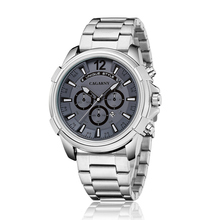 Quartz Silver Black Watch Men Luxury Brand Cagarny Men's Wrist Watches Man Stainless Steel Waterproof Military Relojes masculino 2024 - buy cheap