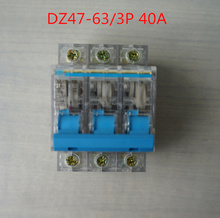 3P DZ47-63/3P 40A C40 400V~ 50HZ/60HZ small Transparent Circuit breaker 2024 - buy cheap