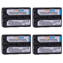 4x 1800mAh NP-FM50 NP FM50 NPFM50 FM50 FM55H Battery for Sony NP-FM51 NP-FM30 NP-FM55H DCR-PC101 A100 2024 - buy cheap