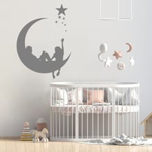 Vinyl Wall Stickers For Bedroom Read Book Wall Decals Fairy Tale Home Decors Crescent Star Room Decal Window Sticker Teen B492 2024 - buy cheap