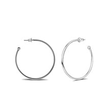 Earring Hoops of Versatility Hoop Earrings Sterling-Silver-Jewelry 100% for Women Brincos Oorbellen Pendientes 2024 - buy cheap