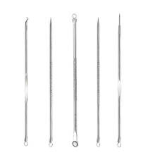 5Pcs/Set Acne Removal Needle Blackhead Remover Professional Stainless Facial Acne Spot Pimple Remover Extractor Tool Comedone#35 2024 - buy cheap