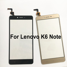 Painel touch screen com sensor tátil e cabo flex, para lenovo k6 note k 6 note k6note 2024 - compre barato