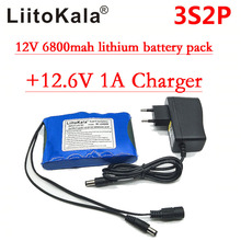 LiitoKala-cargador de batería recargable para coche, cargador de alta calidad, con enchufe de la UE/EE. UU., CC de 12V, 6800mAh, para GPS y cámara 2024 - compra barato