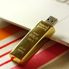 Gold Bar Man Gift Usb Flash Drive 3.0 Cle Usb Creativo Memory Stick Pendrive 64GB 32GB 16GB 128GB Pen Drive 512GB Disk On Key 2024 - buy cheap