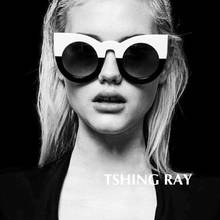 TSHING RAY Oversized Cat Eye Sunglasses Women Elegant Brand Designer Big Frame Sun Glasses For Female Ladies Fashion UV400 2024 - buy cheap