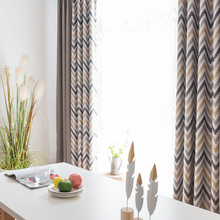 {Byetee} cortinas listradas modernas para sala de estar, cozinha, cabeleireiro, quarto de luxo, cortinas cinza de janela 2024 - compre barato