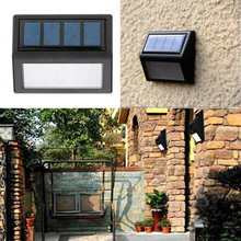 Super Waterproof 6 LED Solar Power PIR Motion Sensor Wall Light Outdoor Garden Lamp Dropshipping 0403 2024 - buy cheap