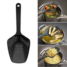 Coador de náilon grande colher colander utensílios de cozinha colher pá colher filtro ferramentas cozinha casa acessórios 2024 - compre barato