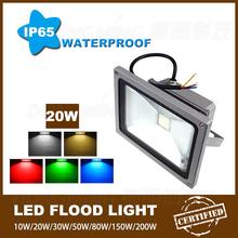 High power LED Flood light 20w Outdoor Garden Floodlight led SpotLight Lamp Cold White/Warm White rgb AC85-265V 2024 - buy cheap