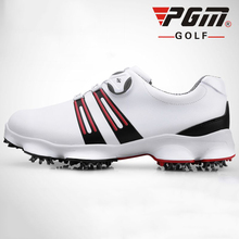 Pgm golf tênis móveis à prova d'água para homens, fivela rotativa patenteada dupla 2020 para sapatos populares 2024 - compre barato