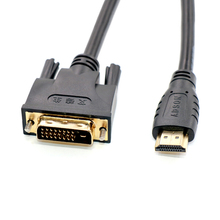 Adaptador HDMI a DVI DVI-D 24 + 1 pin 1080P bidireccional DVI D macho a HDMI macho Cable convertidor DVI hdmi de alta velocidad 2024 - compra barato