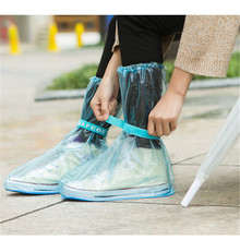 Reusable 1 Pair Rain Shoes Cover Women Men Kids Children Thicken Waterproof Boots Rain Flat Slip-resistant Overshoes 5ZCF097 2024 - buy cheap