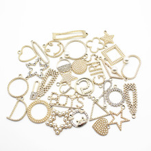 Mixs pingentes de pérolas para pulseira, colar com pingente de metal dourado para pulseira diy, fabricação de joias 2024 - compre barato