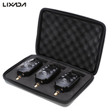 Lixada 3pcs/3 +3 pcs Wireless Fishing Bite Alarms Swinger for Fishing Rod Adjustable Tone Volume Sensitivity Sound Light Alert 2024 - buy cheap