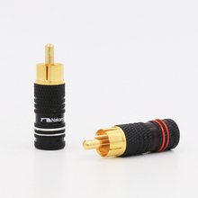 VR006G High quality 24K Gold plated Hi-End RCA audio  connector  speaker  plug 2024 - buy cheap