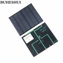 BUHESHUI 3.5W 6V 18V Mini Solar Cell Solar Module Polycrystalline Solar Panel For /3.7V/ 12V Battery Charger Education Epoxy 2024 - buy cheap