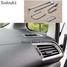 Car style garnish cover frame lamp trim ABS matte front Air condition Outlet Vent 4pcs For Honda Fit Jazz 2014 2015 2016 2024 - buy cheap