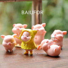BAIUFOR-minifiguras de animales de dibujos animados para niños, micromusgo para paisaje, terrario, juguetes para regalo 2024 - compra barato