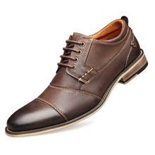 QFFAZ/фирменный дизайн; мужская повседневная обувь из натуральной кожи; модельные офисные туфли на шнуровке; Мужская Свадебная обувь; большие размеры 2024 - купить недорого