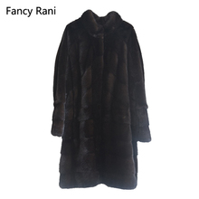 2018 New Style Fashion Fur Coat Natural Mink Stand Collar Good Quality Mink Fur Coat Women Natural Black Coats Of Fur Jacket 2024 - buy cheap