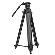 WF718 Professional Video Tripod DSLR Camera Heavy Duty Tripod with Fluid Pan Head 1.8m high Load 8kg WF-718 better than JY0508 2024 - buy cheap