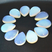 Hot Selling Fashion Natural Stone Pear Cut Water Drop CAB Cabochons Opal Oplite 25*18*6mm 20Pcs Wholesale Lots Free Shipping 2024 - buy cheap