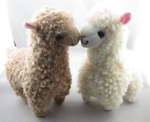 Brinquedo de pelúcia alpaca 2018, boneco de algodão infantil, creme de lã, animais alpacas fofos para crianças e meninas 2024 - compre barato