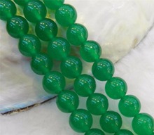 Charming  hot sale Fashion jewelry Beautiful  8mm  Green  Round Loose Beads 15" Strand  Wholesale and retail 2024 - buy cheap