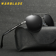 WarBLade 2018 Sunglasses Men Polarized Square Lens Brand Designer Driving Sun glasses Aluminum Classic Frame Oculos De Sol 8166 2024 - buy cheap